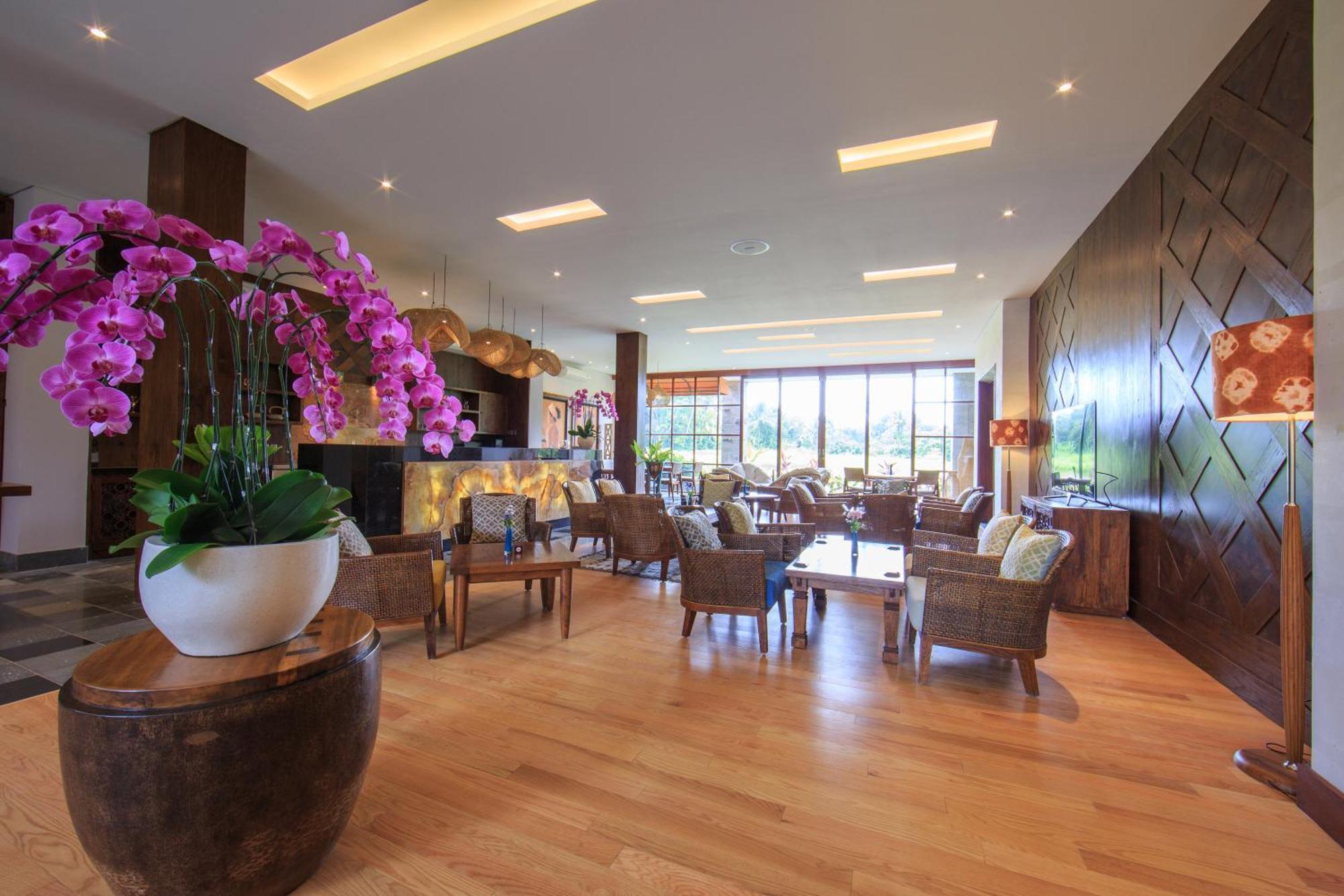 Hotel Tejaprana Bisma - Chse Certified Ubud Exteriér fotografie The interior of the lounge