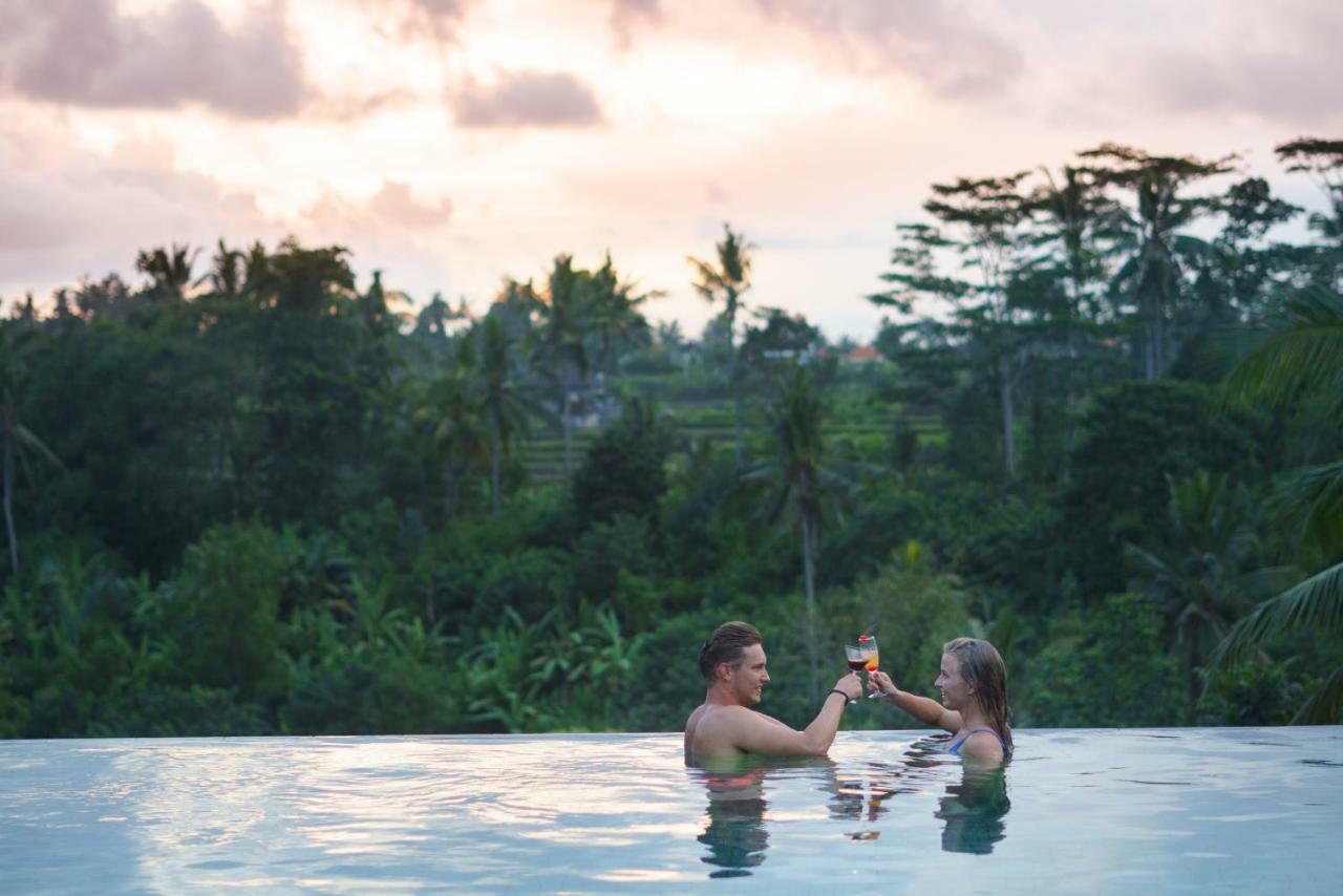 Hotel Tejaprana Bisma - Chse Certified Ubud Exteriér fotografie Infinity pool at Alila Ubud
