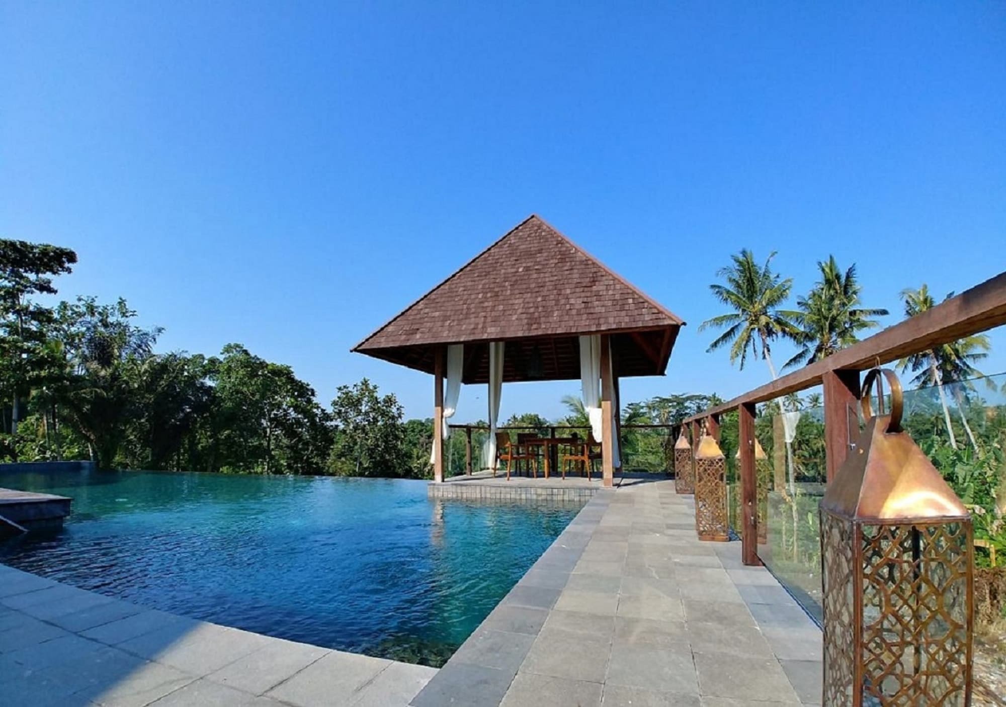 Hotel Tejaprana Bisma - Chse Certified Ubud Exteriér fotografie The swimming pool at the resort
